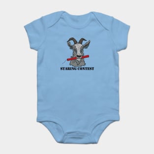 Staring Contest Baby Bodysuit